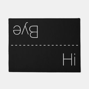 Hi and Bye Doormat