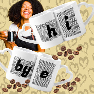 Hi Bye Coffee Mug Set