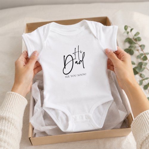 Hi Dad Baby Bodysuit