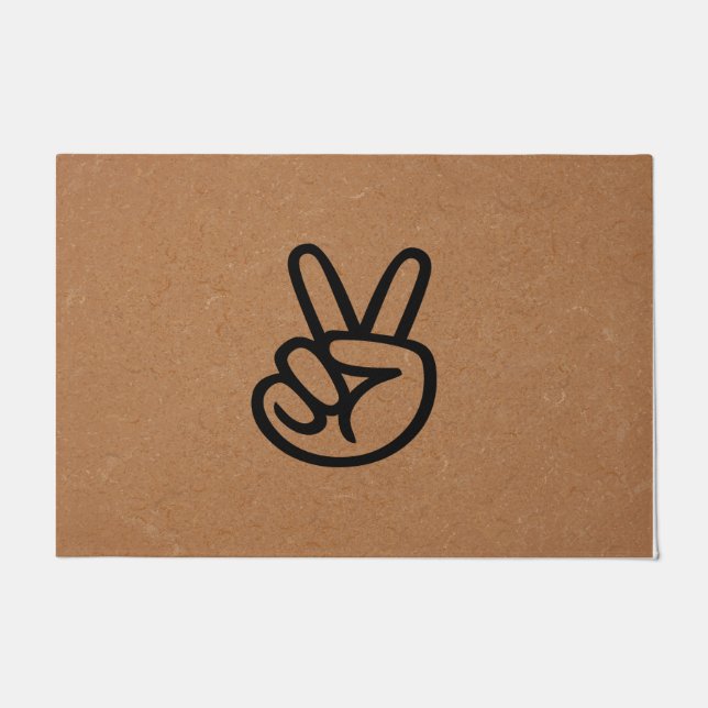 Hi Doormat Welcoming Mat, Personalized (Front)