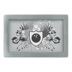 hi-fi bowling belt buckle