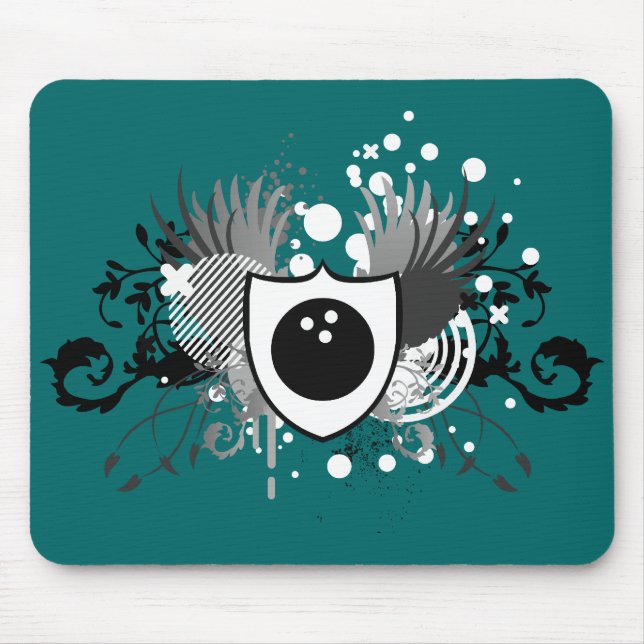 hi-fi bowling mouse pad (Front)