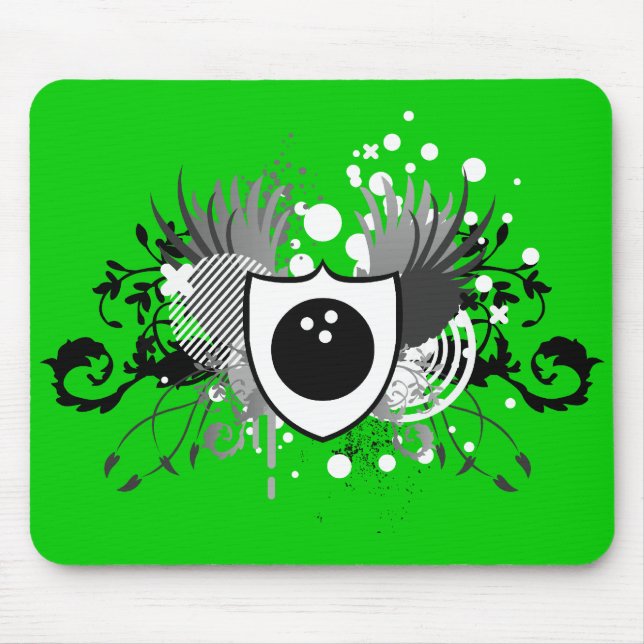 hi-fi bowling mouse pad (Front)
