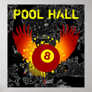 hi-fi pool hall poster