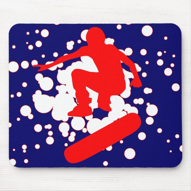 hi-fi skateboarding : bubbles : mouse pad (Front)