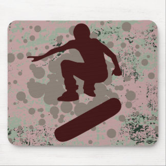 hi-fi skateboarding : bubbles : mouse pad