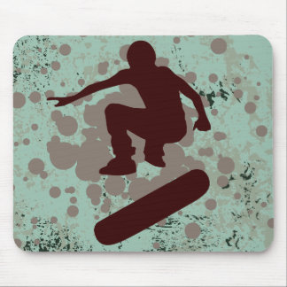 hi-fi skateboarding : bubbles : mouse pad