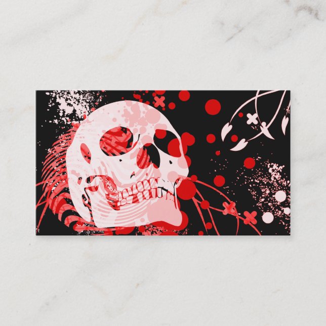 hi-fi skull business card (Front)