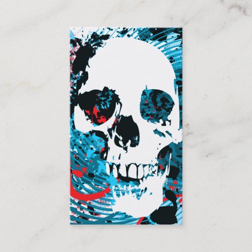 hi-fi skull business card templates