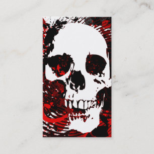 hi-fi skull business card