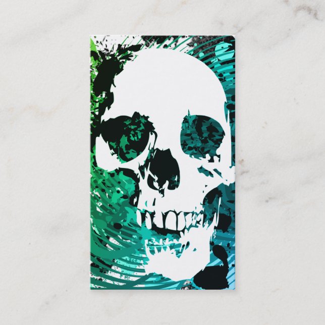 hi-fi skull business card (Front)