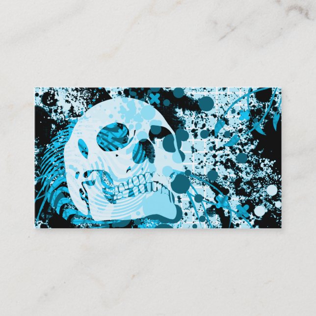 hi-fi skull business card (Front)
