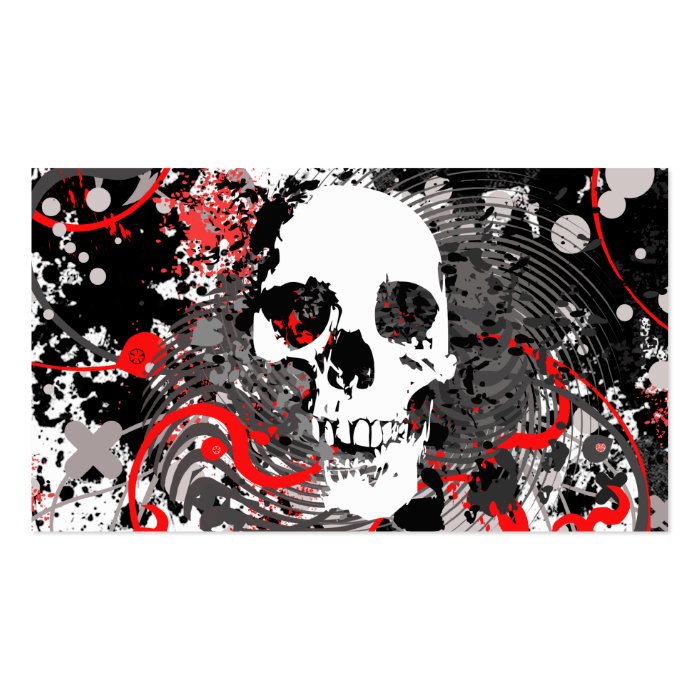 hi fi skull business cards