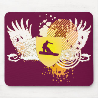 hi-fi snowboard mouse pad