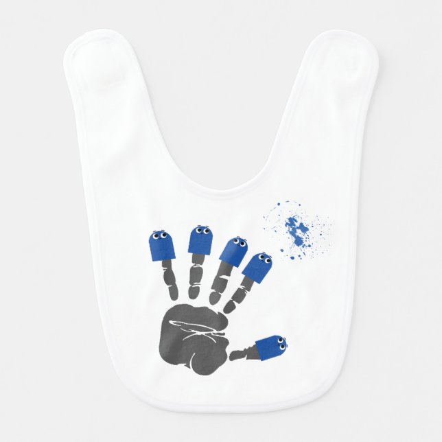 Hi five baby bib (Front)
