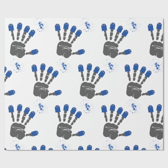 Hi five wrapping paper (Flat)