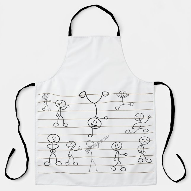 hi friends apron (Front)