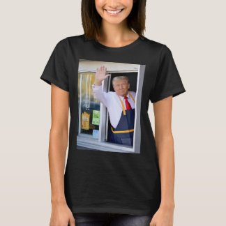 Hi Get Your Burger Donald Trump Cooks Fries Worker T-Shirt