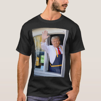 Hi Get Your Burger Donald Trump Cooks Fries Worker T-Shirt