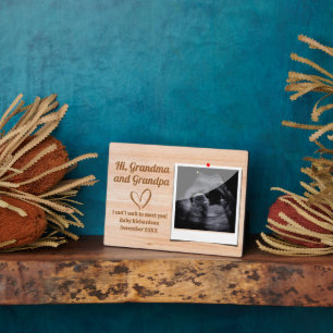 Hi Grandma and Grandpa Photo Ultrasound Frame