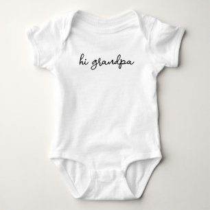 Hi Grandpa Brand, Vintage Bodysuit, Cute Natural B Baby Bodysuit