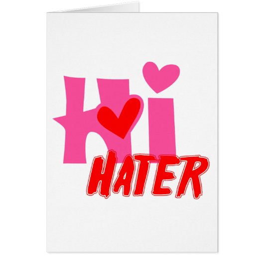 Hi Hater Cards (Front)