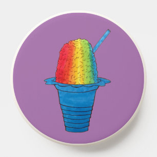 HI Hawaii Hawaiian Shave Shaved Ice Rainbow PopSocket