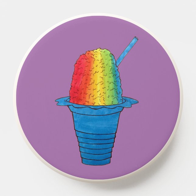 HI Hawaii Hawaiian Shave Shaved Ice Rainbow PopSocket (Popsocket)