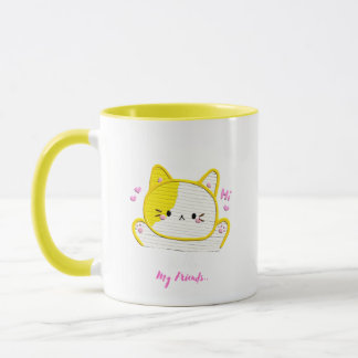 Hi & Hello Kitty Mug