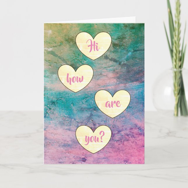 Hi.. how are you card by dalDesignNZ (Front)