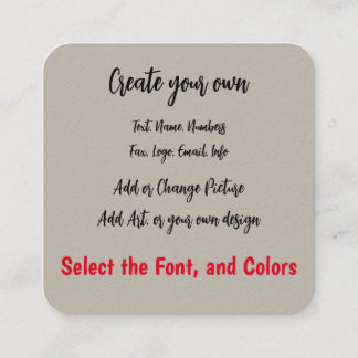 Hi, I was here (Call me Card) Calling Card