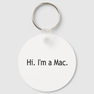 Hi I'M A Mac Keychain