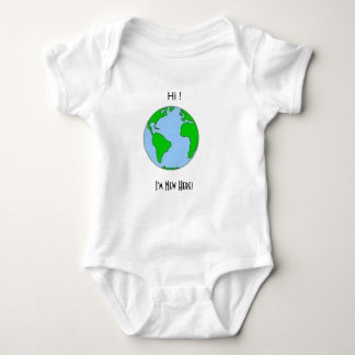Hi, I'm New Here! Baby Bodysuit