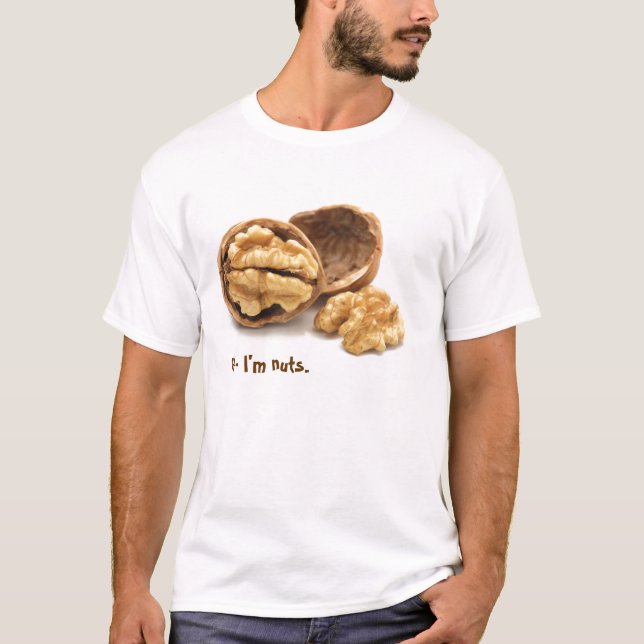 "Hi - I'm nuts" tee shirt (Front)