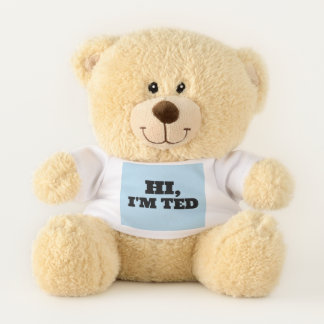 HI I'M TED, TEDDY BEAR