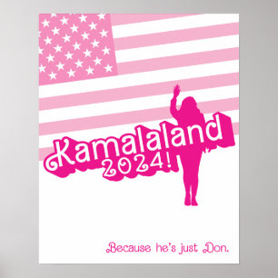 "Hi Kamala" – Vertical Poster (w/tagline A)