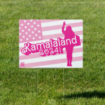 "Hi Kamala" – Yard Sign (no tagline)