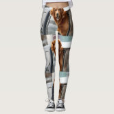 Scuffed Diamond Plate Design Patterned Leggings