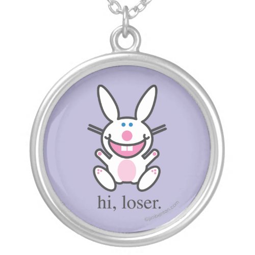 Hi Loser Silver Plated Necklace