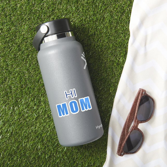 Hi Mom Baby Boy sticker (HydroFlask Insitu)