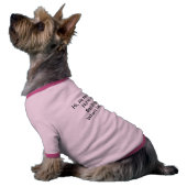 Hi, My Name's No! No! Bad Dog! What's Yours? T-Shirt (Side)