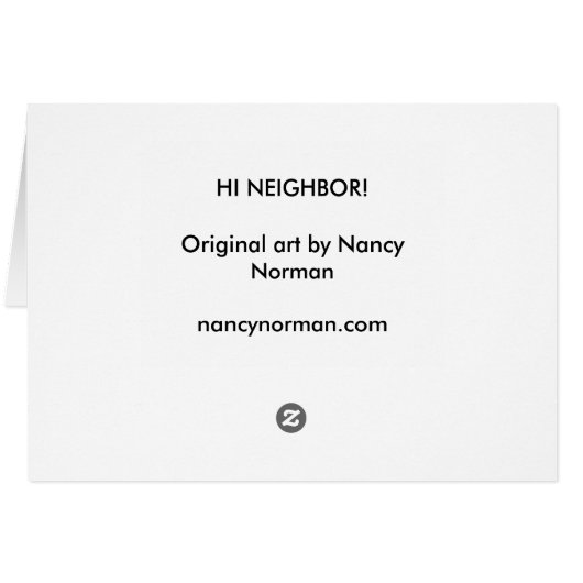 HI NEIGHBOR! (Back Horizontal)