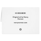 HI NEIGHBOR! CARDS (Back Horizontal)