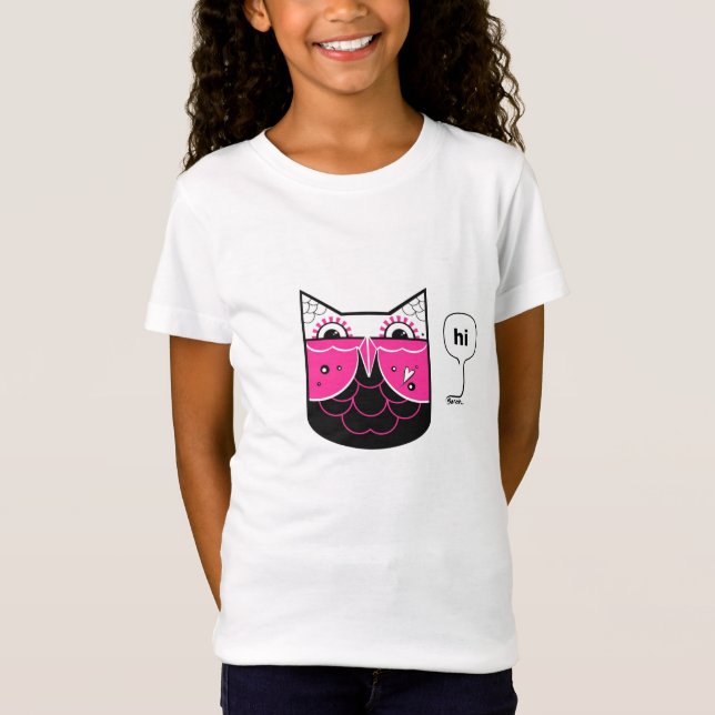 Hi Owl Youth Tee - IMJUSTSARAH (Front)