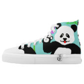 Hi Panda! High-Top Sneakers (Left Shoe Outside)