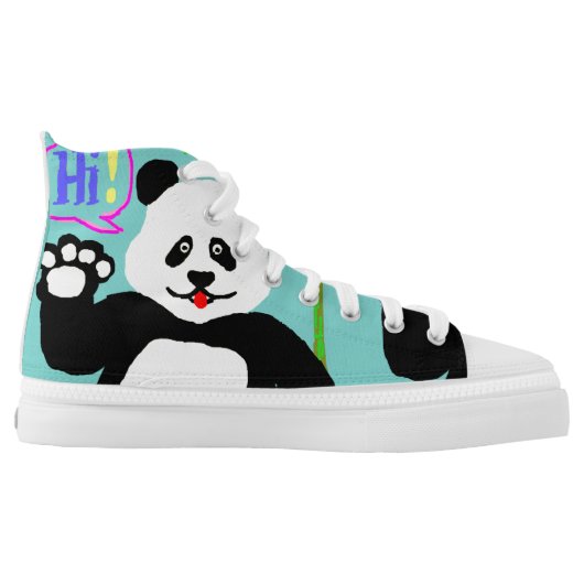 Hi Panda! High-Top Sneakers (Left Shoe Inside)