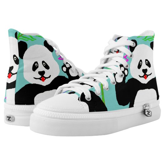 Hi Panda! High-Top Sneakers (Pair)