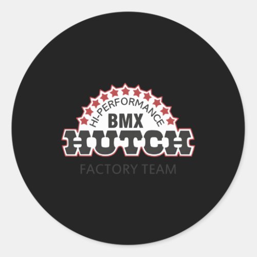 Hi_Perforce Bmx Hutch Classic Round Sticker