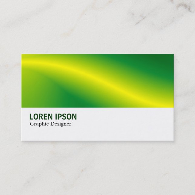 Hi-Phi - 004 - Green Wave Business Card (Front)