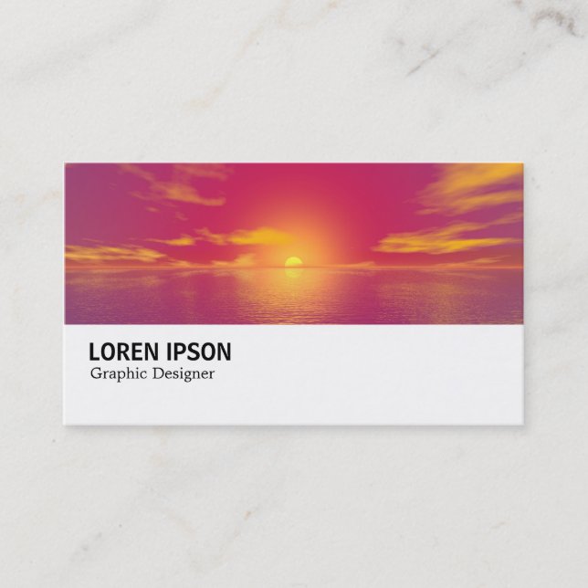 Hi-Phi - 0138 - Sunrise Sunset Business Card (Front)